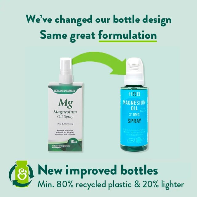 Holland & Barrett Magnesium Oil Spray 310mg 100ml