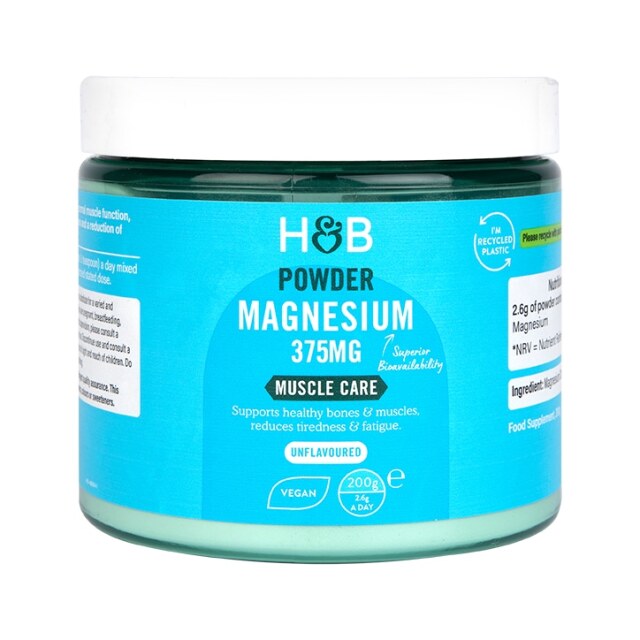 Holland & Barrett Magnesium 375mg Powder 200g - 1