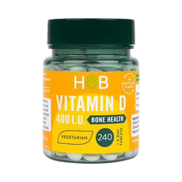 Holland & Barrett Vitamin D3 400 I.U. 10ug 240 Tablets - 1