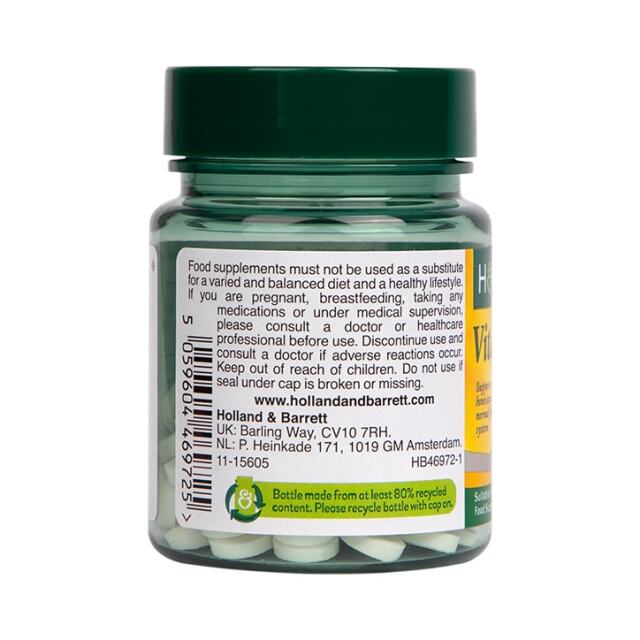 Holland & Barrett Vitamin D3 1000 I.U 25ug 120 Tablets - 2
