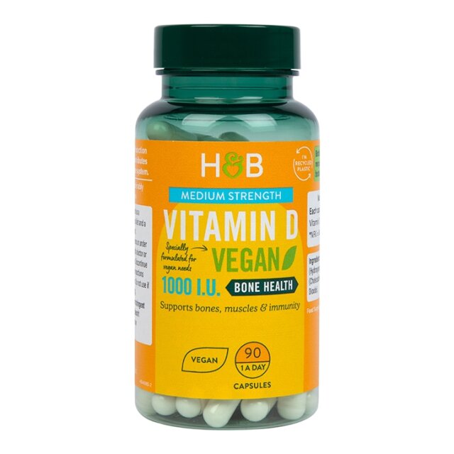 Holland & Barrett Vegan Vitamin D 1000 I.U 25ug 90 Capsules - 1
