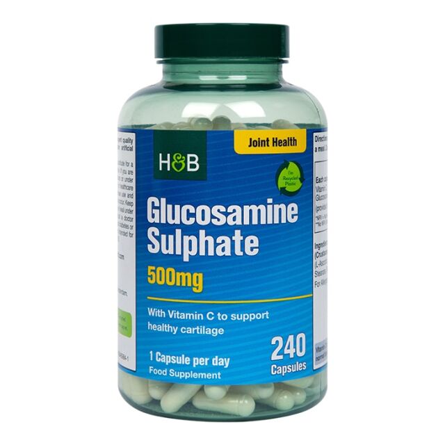 Holland & Barrett Glucosamine Sulphate 500mg 240 Capsules - 1