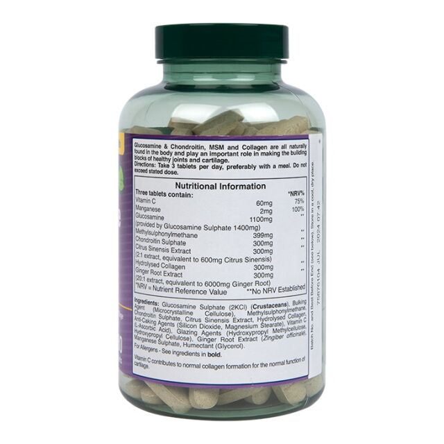 Holland & Barrett Max Strength Glucosamine & Chondroitin 180 Tablets - 3