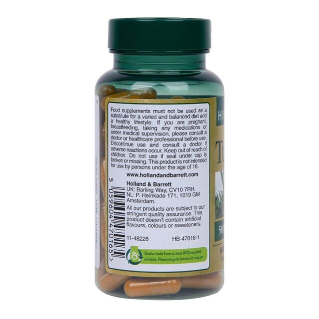 Holland & Barrett Turmeric 500mg 90 Capsules - 4