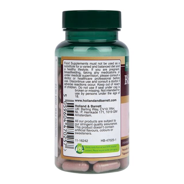 Holland & Barrett Black Cherry Extract 1500mg 120 Capsules - 3