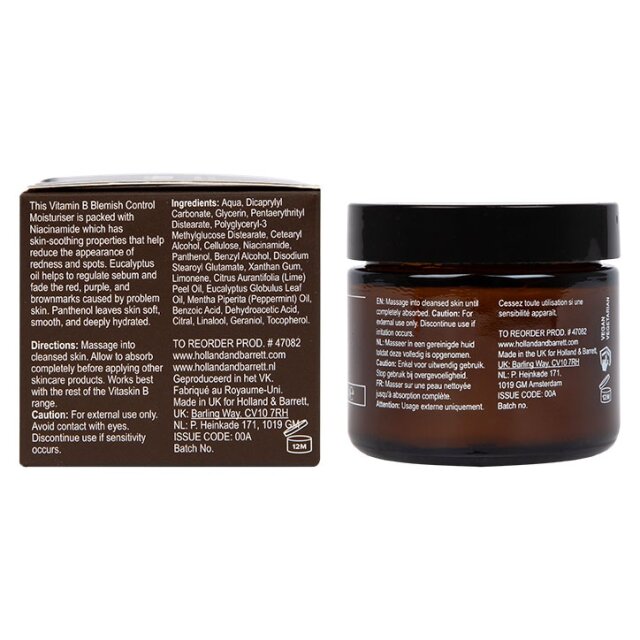 Vitaskin Vitamin B Blemish Control Moisturiser - 2