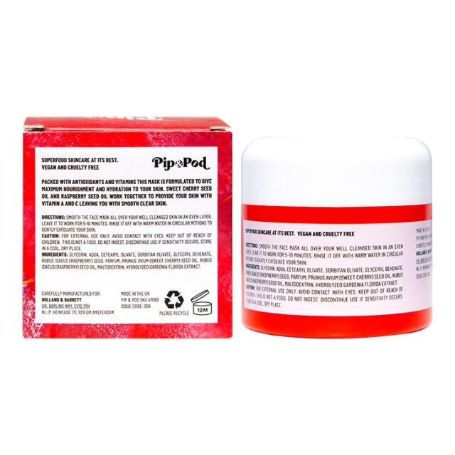 Pip & Pod Berry Blitz Smoothie Mask 50ml - 2