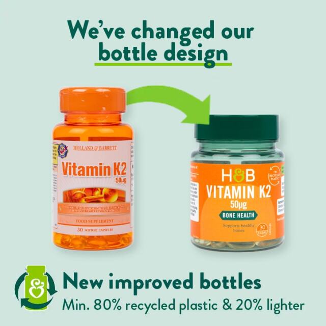 Holland & Barrett K2 50ug Capsules - 2