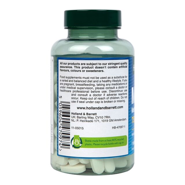 Holland & Barrett MSM 750mg 120 Tablets - 3
