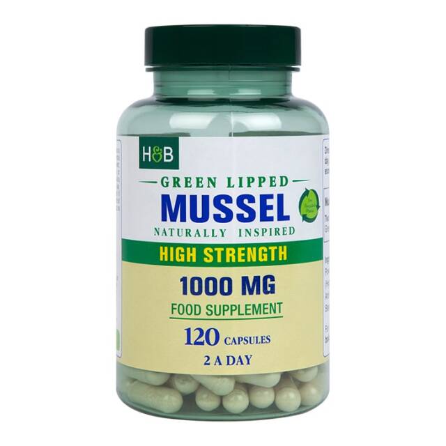 Holland & Barrett Green Lipped Mussel 1000mg 120 capsules - 1