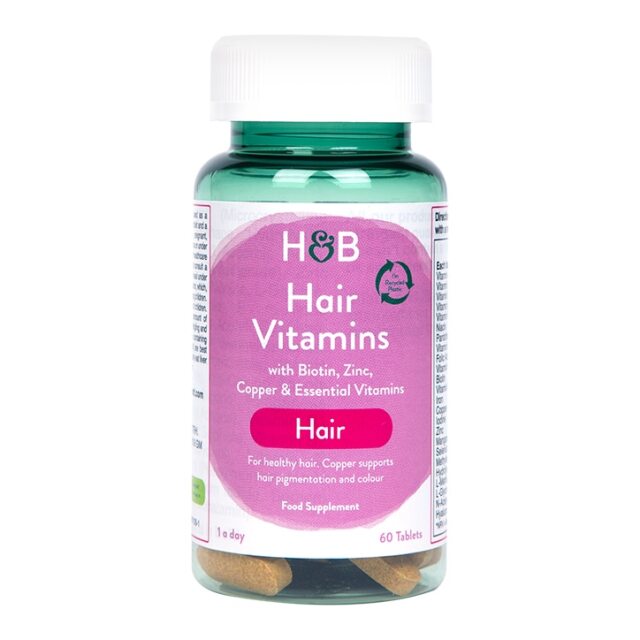 Holland & Barrett Hair Vitamins 60 Tablets - 1