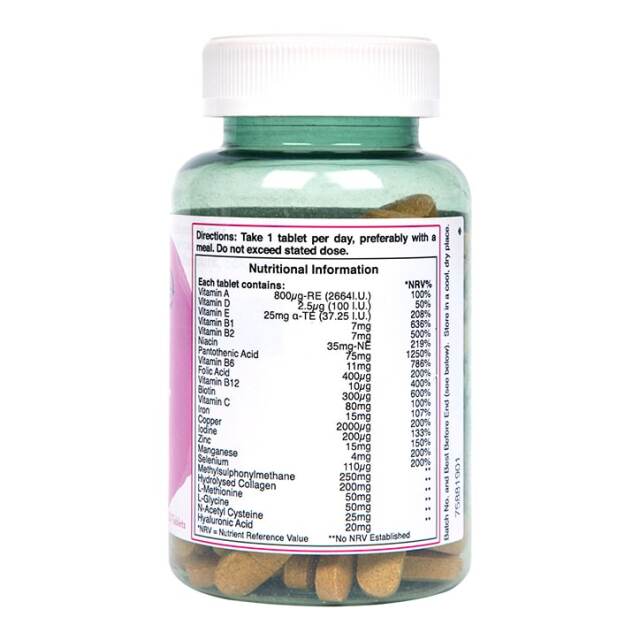 Holland & Barrett Hair Vitamins 120 Tablets - 3