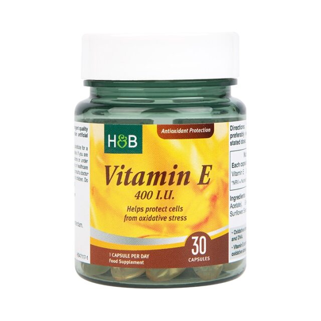 Holland & Barrett Synthetic Vitamin E 400iu 30 Capsules - 1
