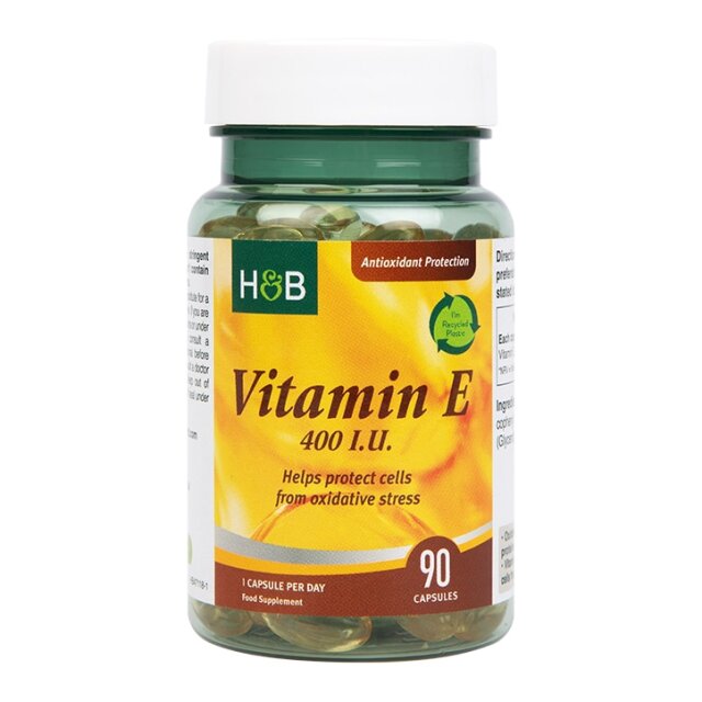 Holland & Barrett Vitamin E 400iu  90 Capsules - 1