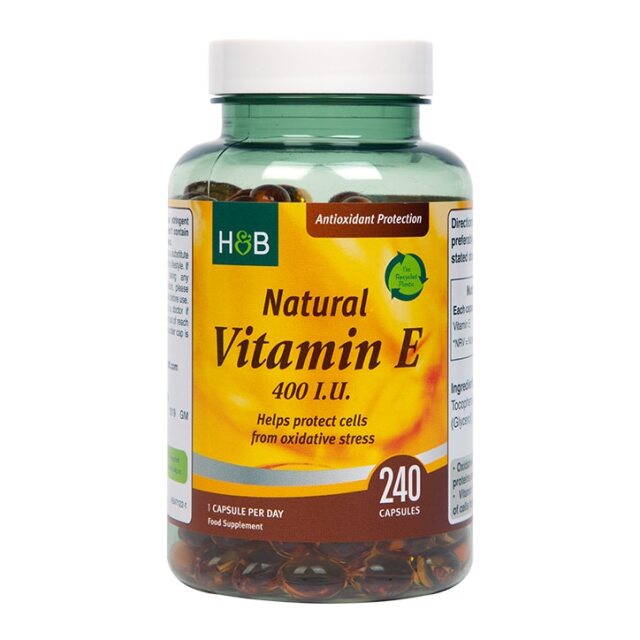 Holland & Barrett Vitamin E 400iu 240 Capsules - 1