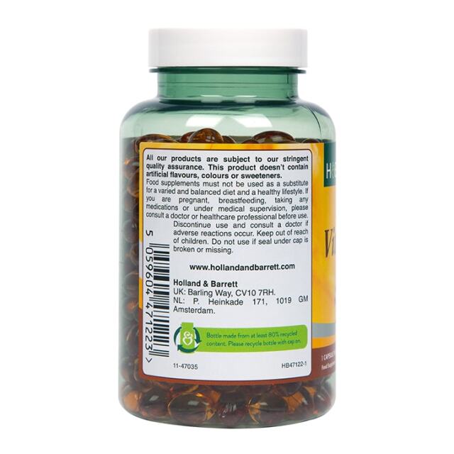 Holland & Barrett Vitamin E 400iu 240 Capsules - 2