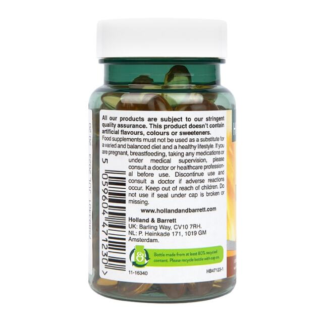 Holland & Barrett Vegan Natural Vitamin E 400IU 90 Capsules - 2