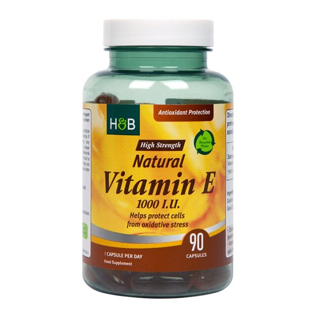 Holland & Barrett Vitamin E 1000iu 90 Capsules - 1