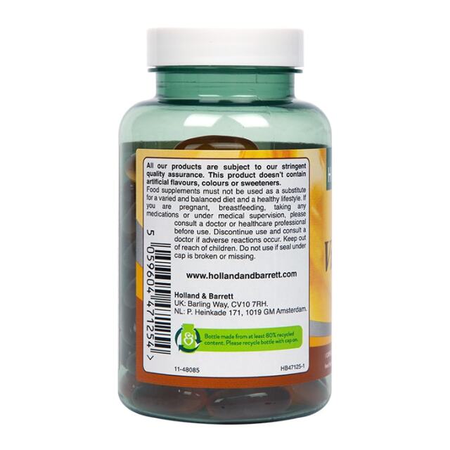 Holland & Barrett Vitamin E 1000iu 90 Capsules - 3