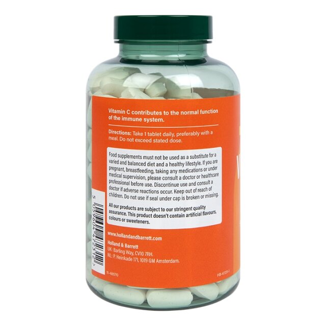 Holland & Barrett Vitamin C High Strength Slow Release 1000mg 240 Tablets - 2