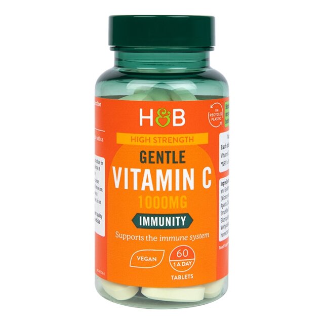 Holland & Barrett High Strength Gentle Vitamin C 1000mg 60 Tablets - 1