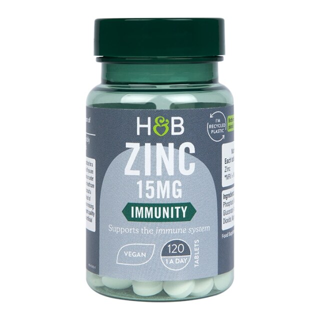 Holland & Barrett Zinc 15mg 120 Tablets - 1