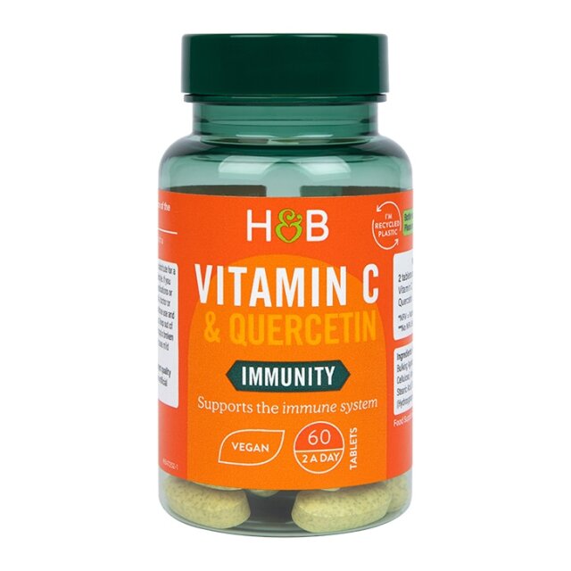 Holland & Barrett Quercetin Plus Vitamin C 60 Tablets - 1