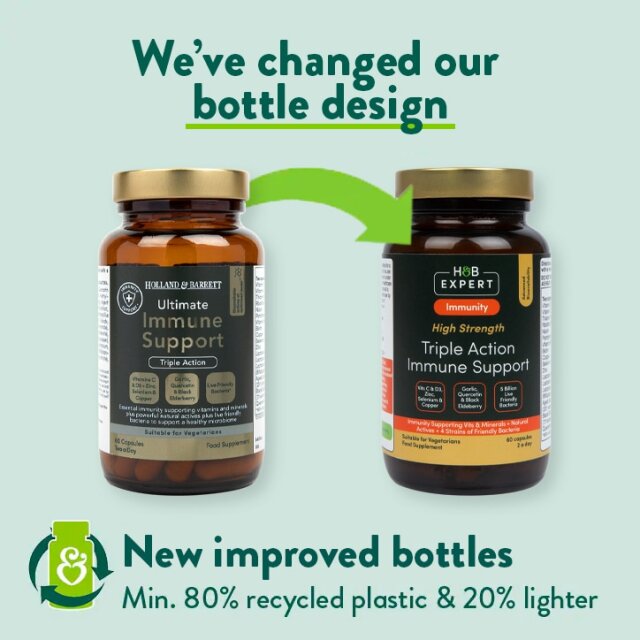 H&B Expert High Strength Triple Action Immune Support 60 Capsules - 2