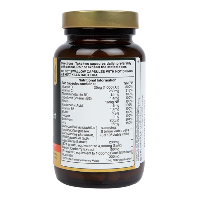 H&B Expert High Strength Triple Action Immune Support 60 Capsules - 3