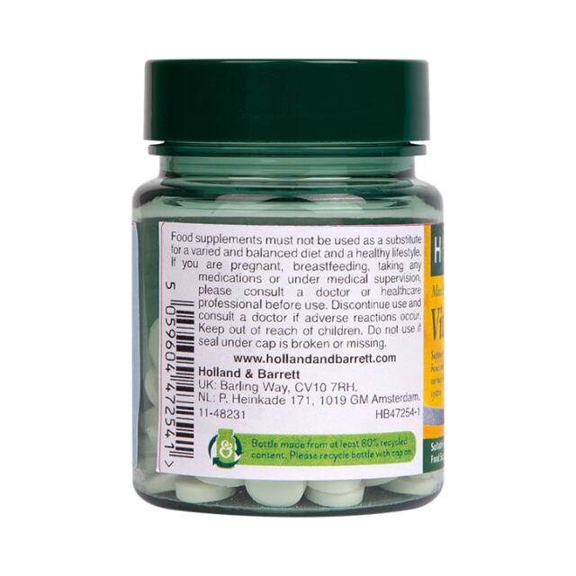Holland & Barrett Vitamin D 4000 I.U. 100ug 120 Tablets - 2