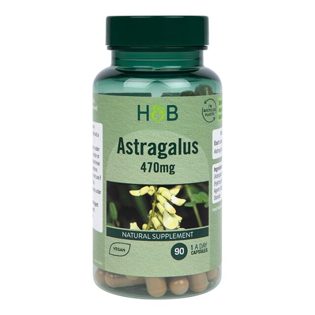 Holland & Barrett Astragalus 470mg 90 Capsules - 1