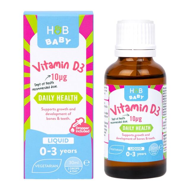 Holland and Barrett Baby Vitamin D3  30ml Liquid - 1