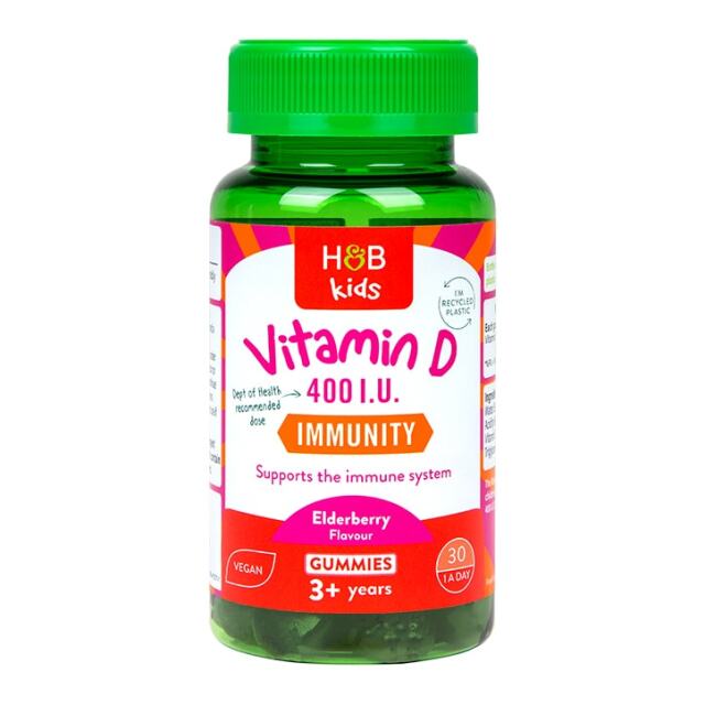 Holland & Barrett Kids Vitamin D 10µg 30 Gummies - 1