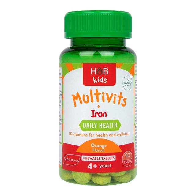 Holland & Barrett Kids Multivits & Iron 90 Tablets - 1