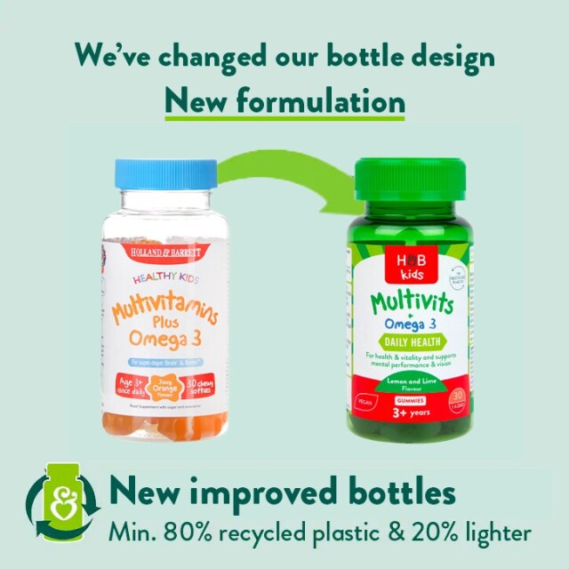 Holland and Barrett Kids Multivit and Omega  30 Gummies - 2