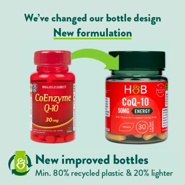 Holland & Barrett Co-Q10 50mg 30 Tablets - 2