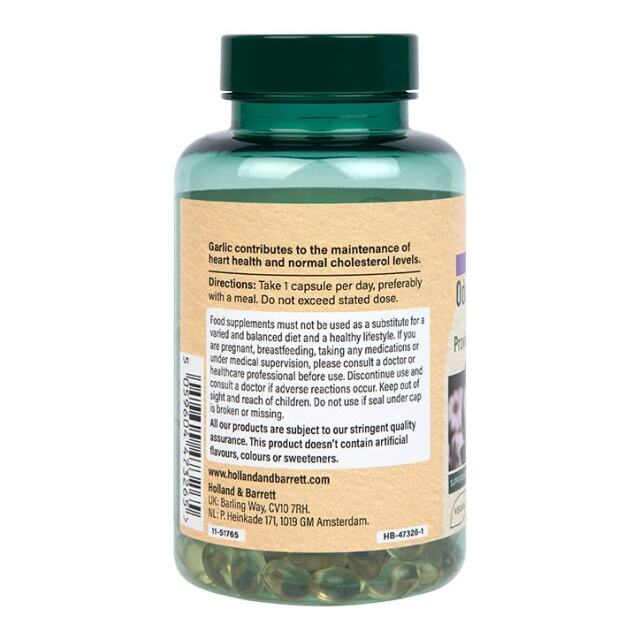 Holland & Barrett Enteric Coated Odourless Garlic 6000mg 240 Capsules - 4