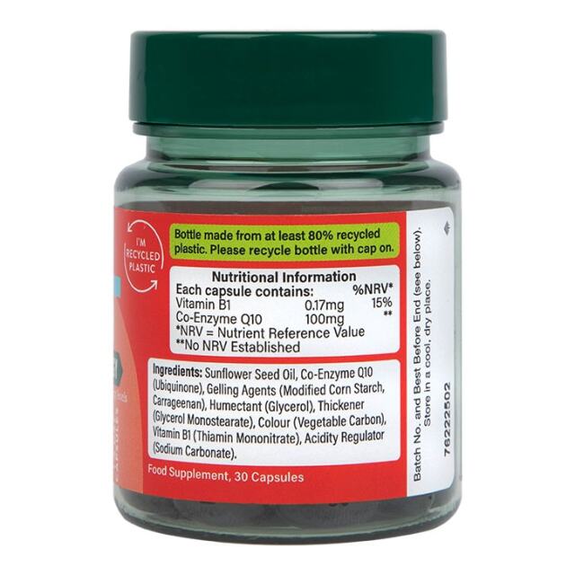 Holland & Barrett High Strength Co-Q10 100mg 30 Capsules - 3