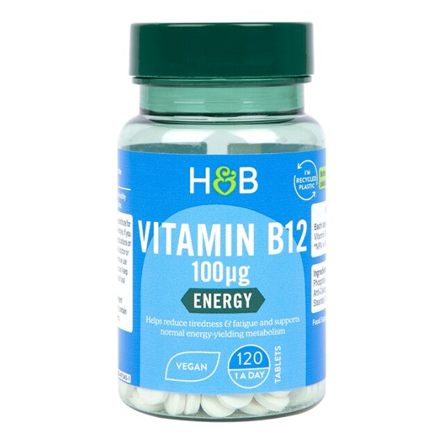 Holland & Barrett Vitamin B12 100ug 120 Tablets - 1