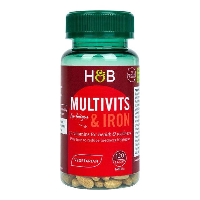 Holland & Barrett Multivitamins & Iron 120 Tablets - 1