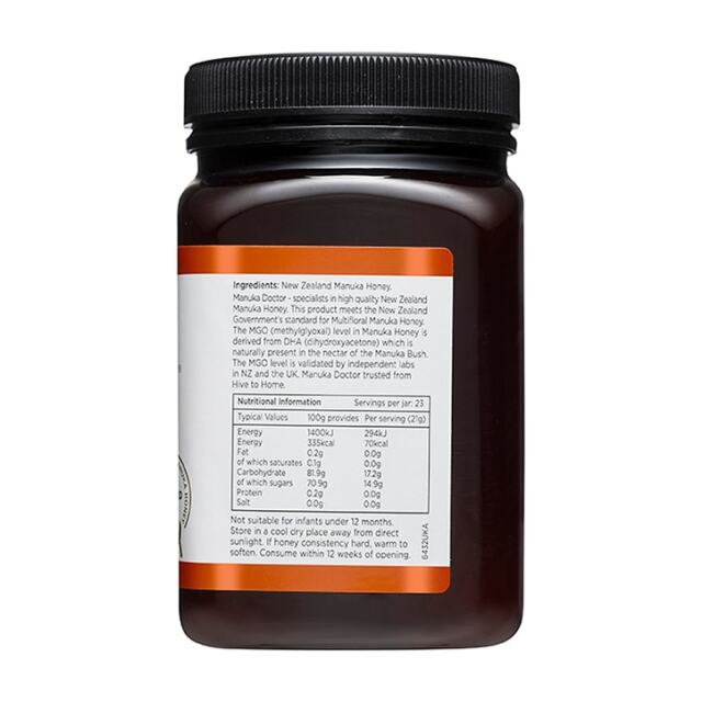 Manuka Doctor Manuka Honey MGO 70 500g - 2