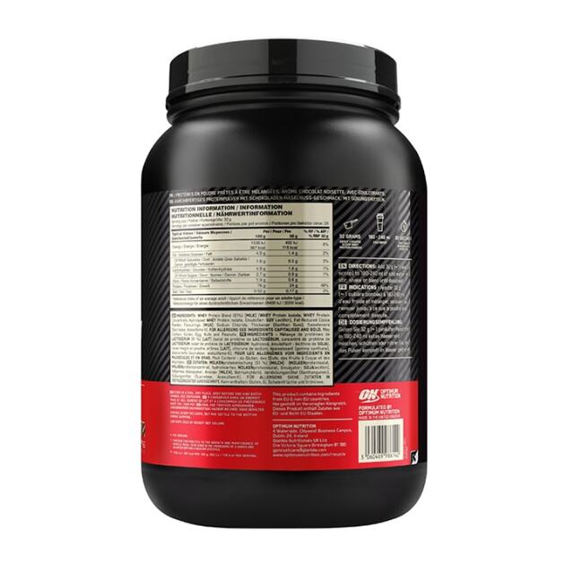 Optimum Nutrition Gold Standard 100% Whey Protein Chocolate Hazelnut 896g - 3