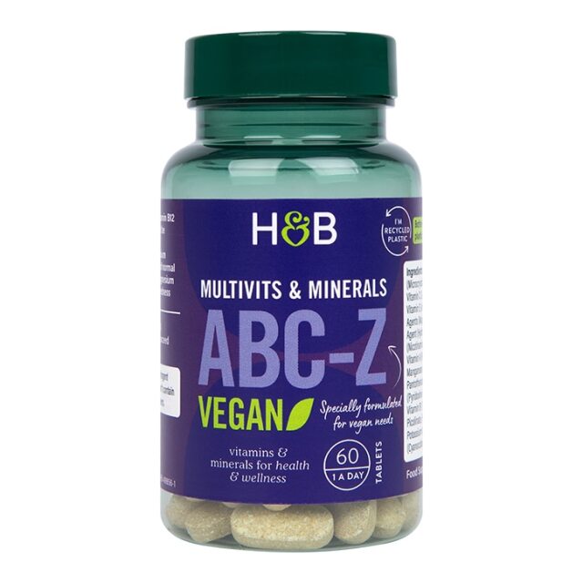 Holland & Barrett ABC to Z Vegan Multivitamins 60 Tablets - 1