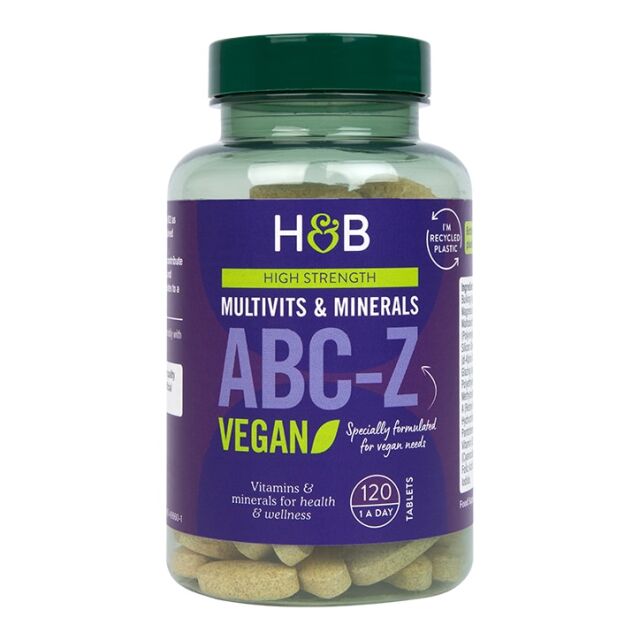 Holland & Barrett High Strength ABC to Z Vegan Multivitamins 120 Tablets - 1