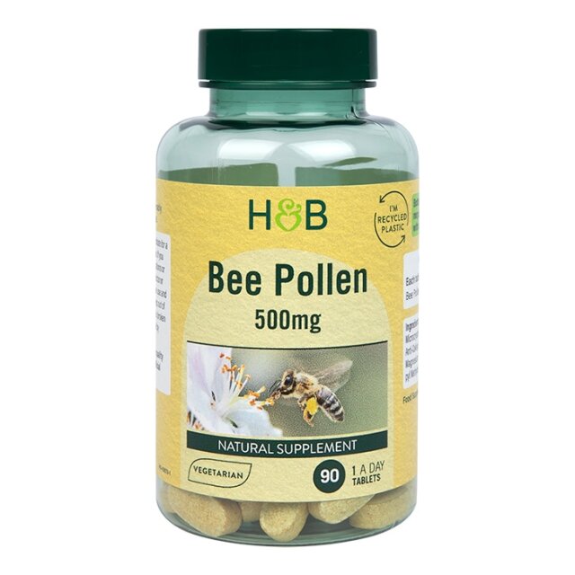 Holland & Barrett Bee Pollen 500mg 90 Tablets - 1