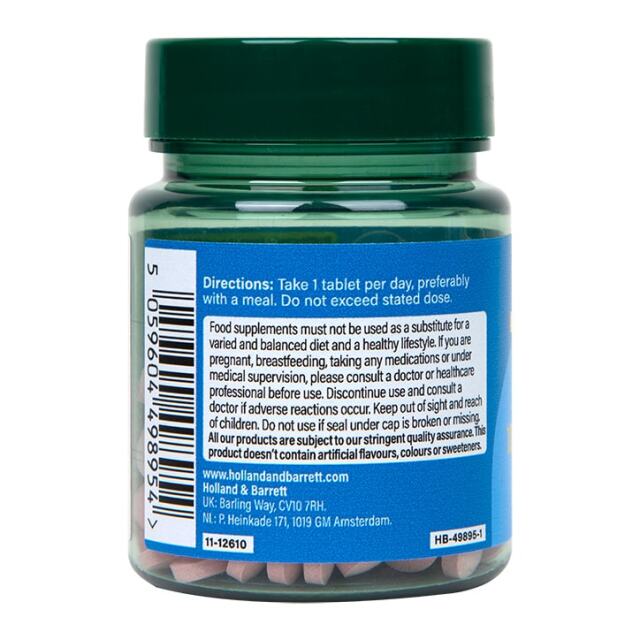 Holland & Barrett High Strength Slow Release Vitamin B12 1000ug 120 Tablets - 3