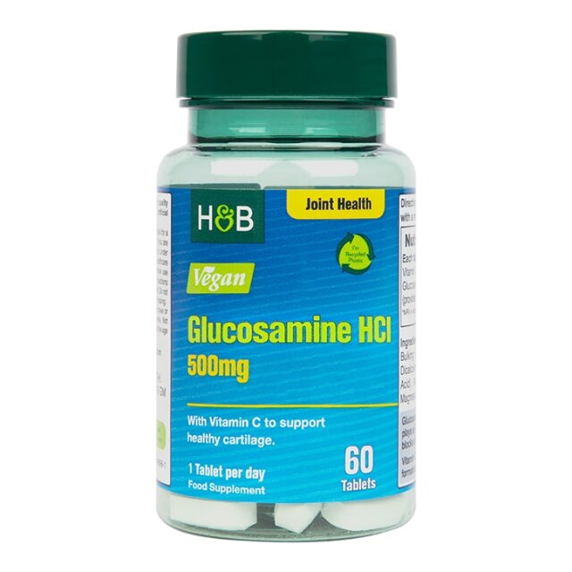 Holland & Barrett Vegan Glucosamine 500mg 60 Tablets - 1