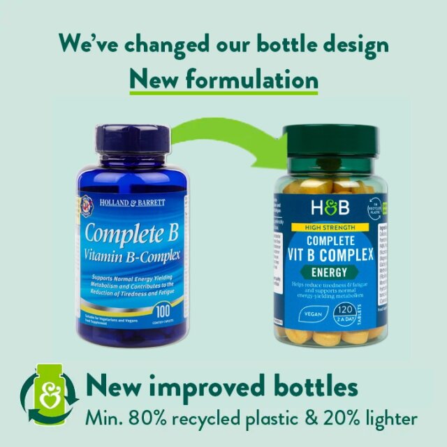 Holland & Barrett High Strength Complete Vit B Complex 120 Tablets - 2