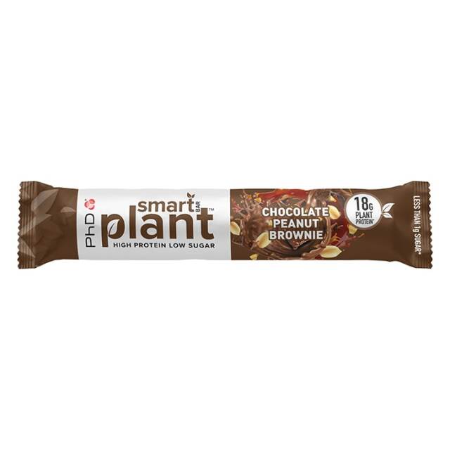 PhD Smart Bar Plant Chocolate Peanut Brownie 64g - 1