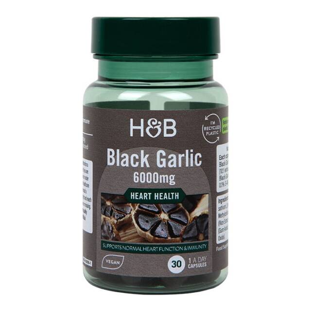Holland & Barrett Black Garlic 6000mg 30 Capsules - 1